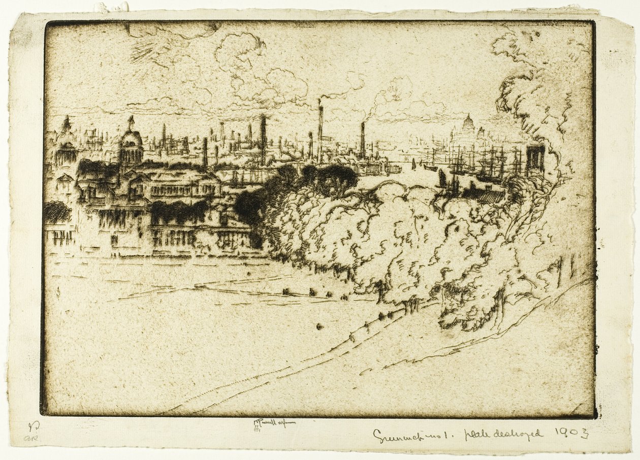 Greenwich Park, nº 1 de Joseph Pennell