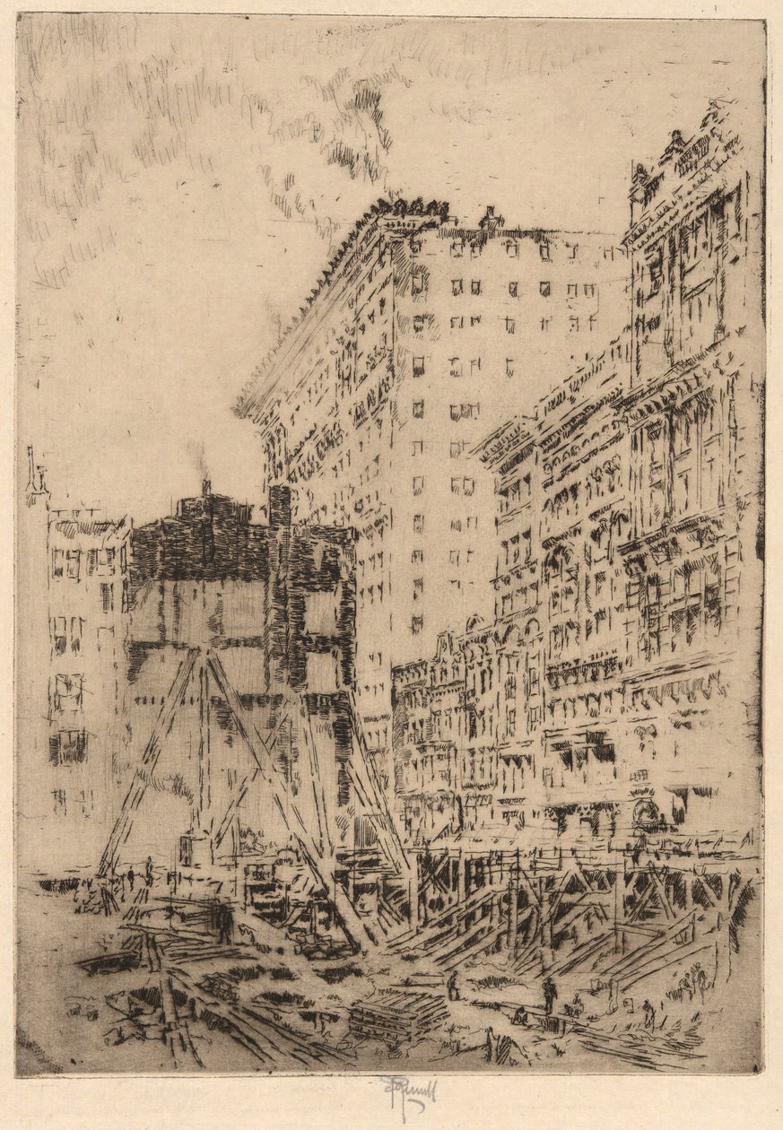 Buraco no chão de Joseph Pennell