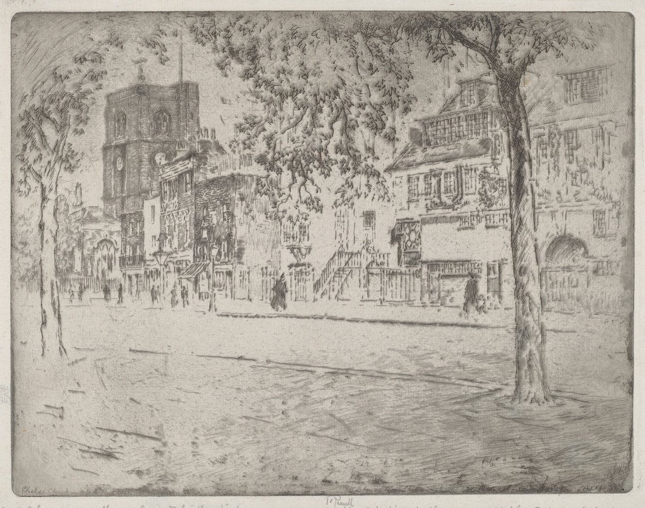 Casa onde Whistler morreu de Joseph Pennell