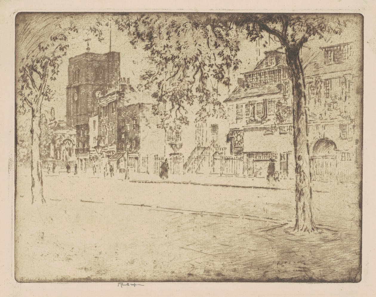 Casa onde Whistler morreu de Joseph Pennell
