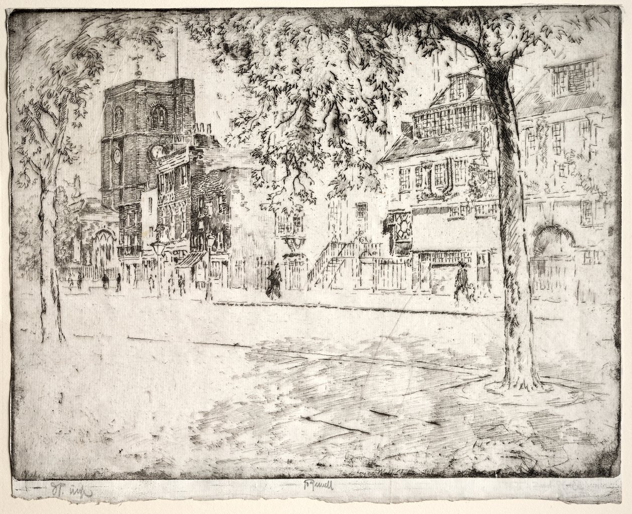 Casa onde Whistler morreu de Joseph Pennell