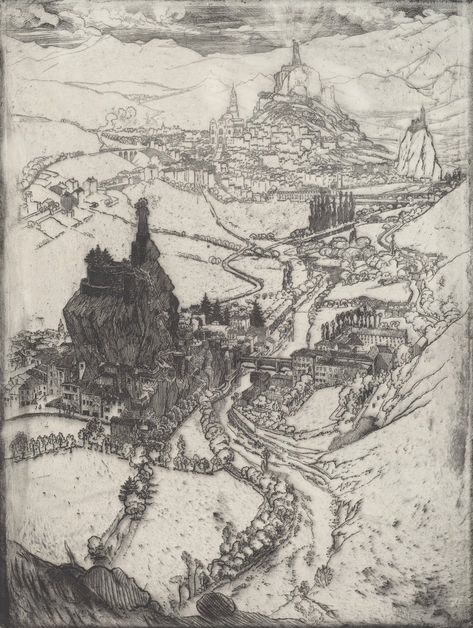 Le Puy, 1894. de Joseph Pennell
