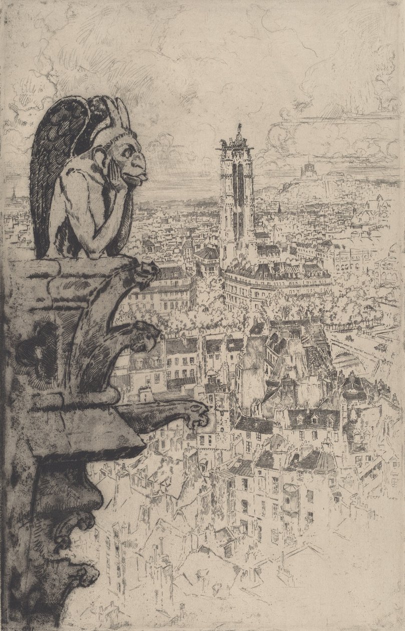 Le Stryge, 1893. de Joseph Pennell