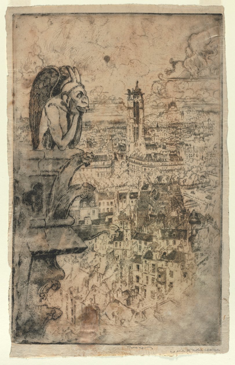 Le Stryge, 1893. de Joseph Pennell