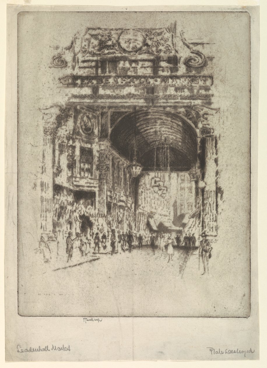 Mercado Leadenhall, II de Joseph Pennell