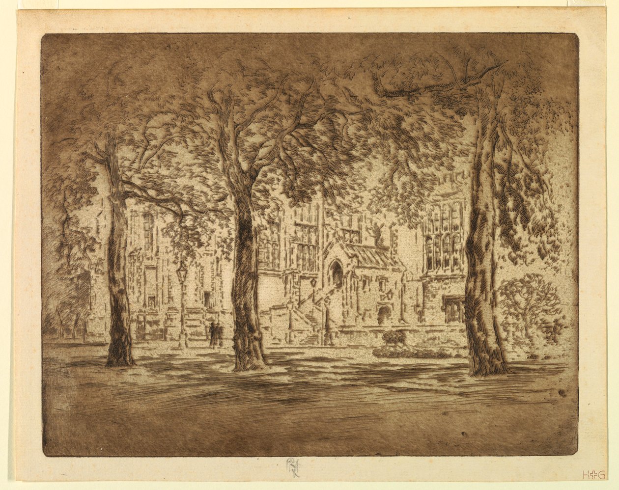 Campos da estalagem de Lincoln de Joseph Pennell