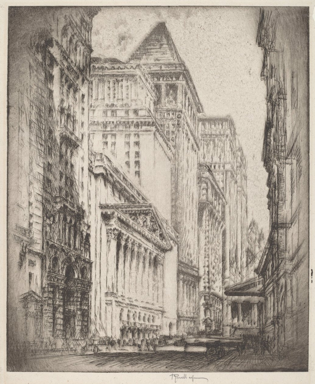 Bolsa de Valores de Nova Iorque de Joseph Pennell