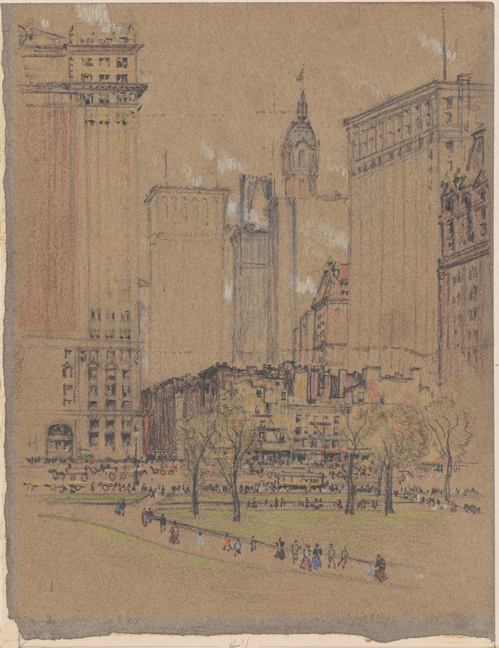 Nova York, a Velha e a Nova de Joseph Pennell