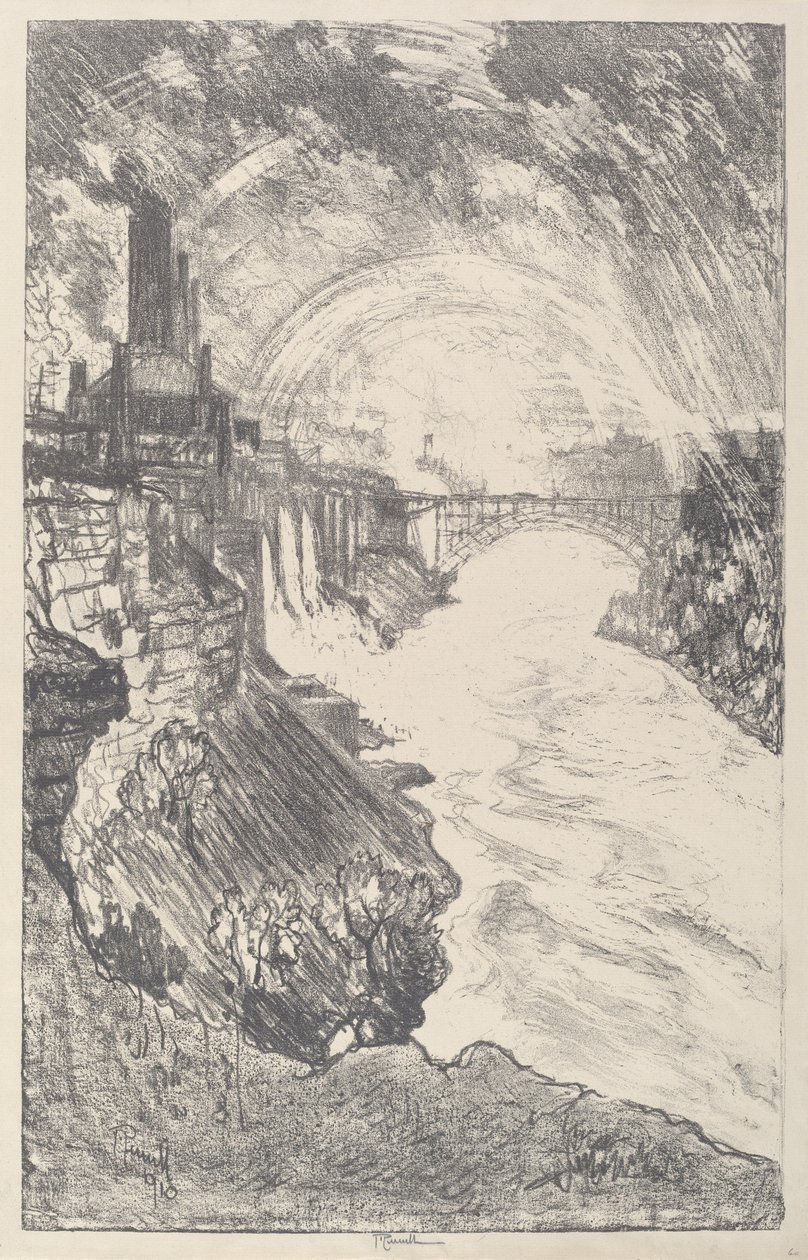 Arco-íris do Niágara de Joseph Pennell