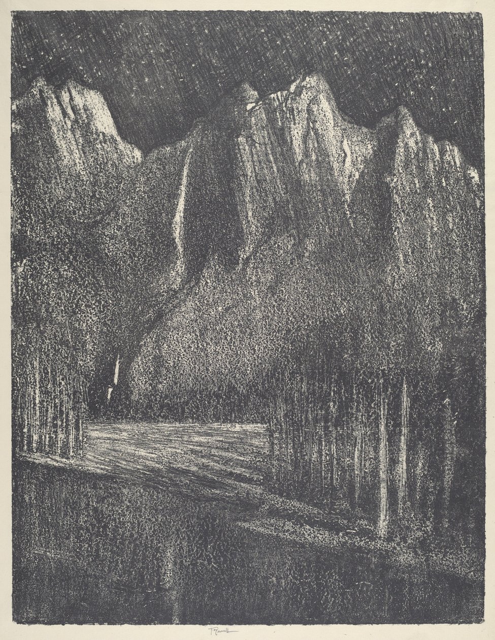Noite no Yosemite de Joseph Pennell