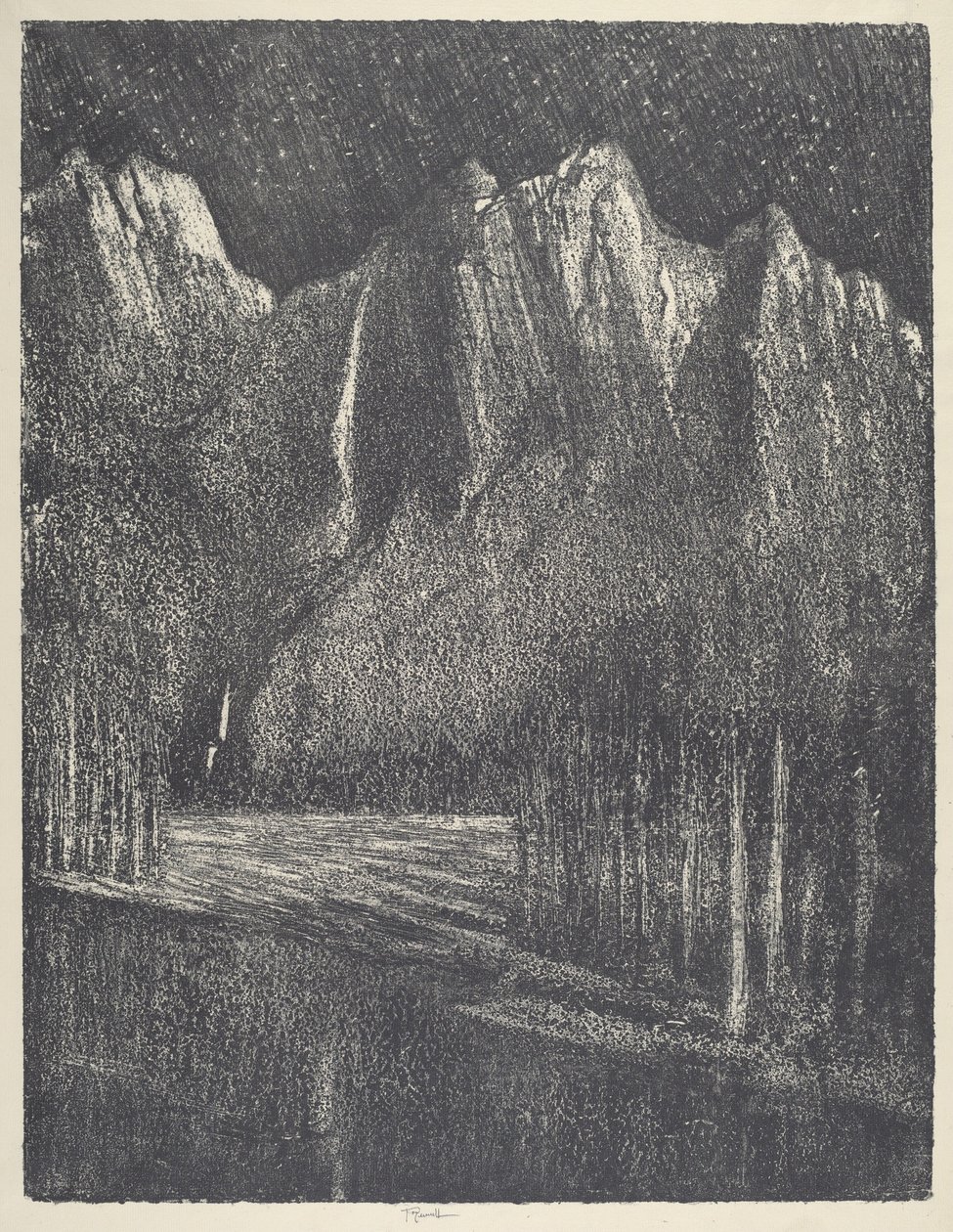 Noite em Yosemite de Joseph Pennell