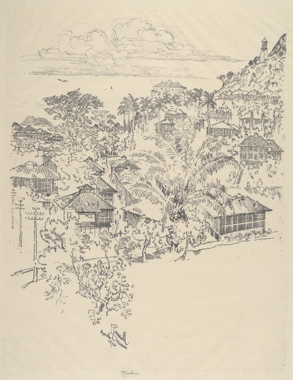 Oficial Ancon, 1912. de Joseph Pennell