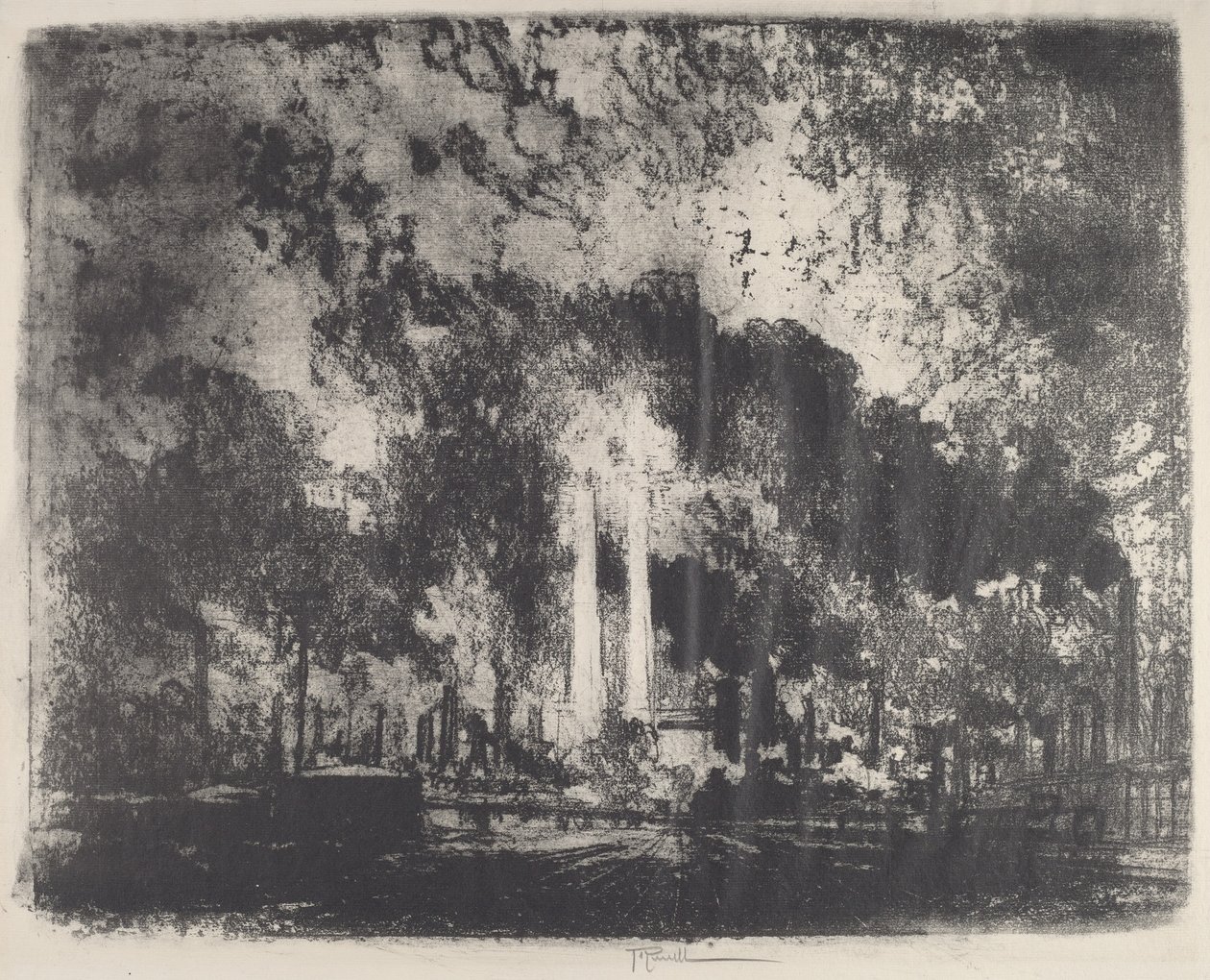 Refinação de petróleo, Whiting, Indiana de Joseph Pennell