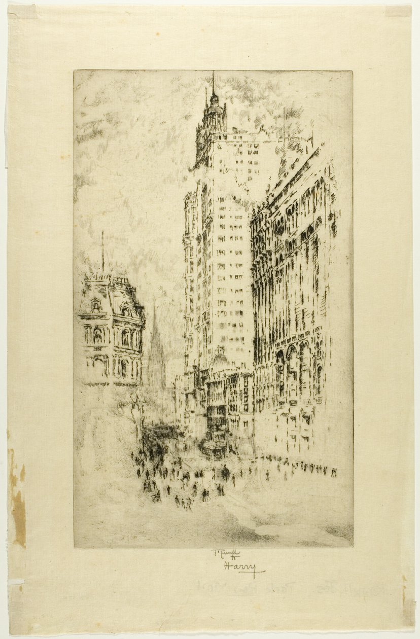 Park Row de Joseph Pennell