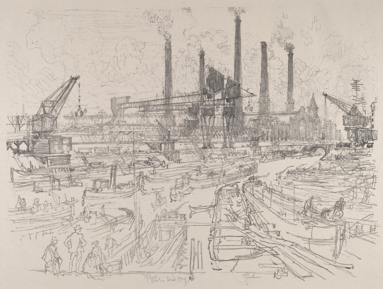 Central eléctrica, Berlim de Joseph Pennell