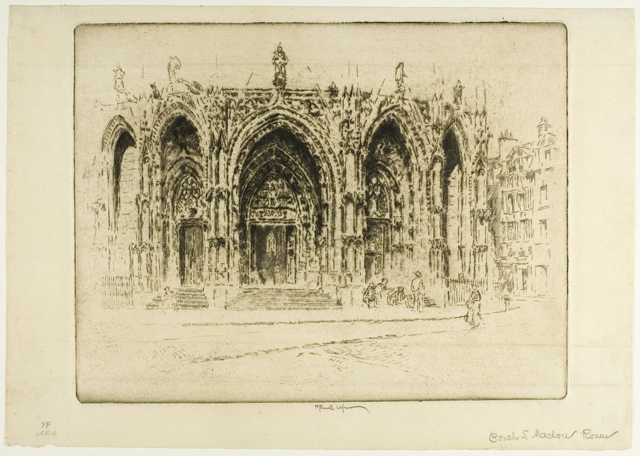Puerta Bisagra, Portão de Madrid, Toledo de Joseph Pennell