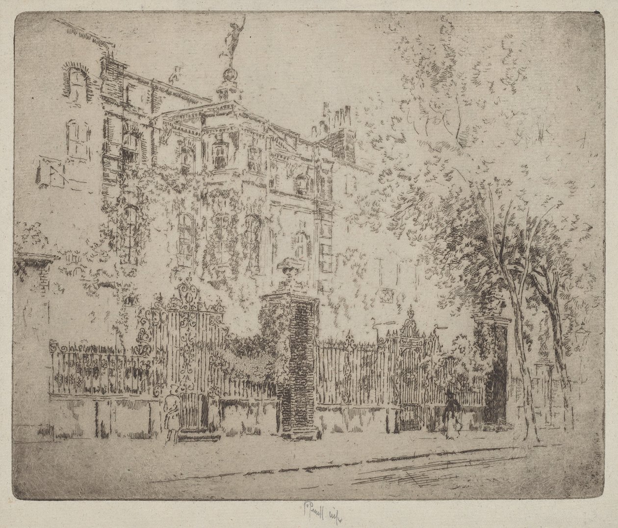 casa de Rossetti de Joseph Pennell