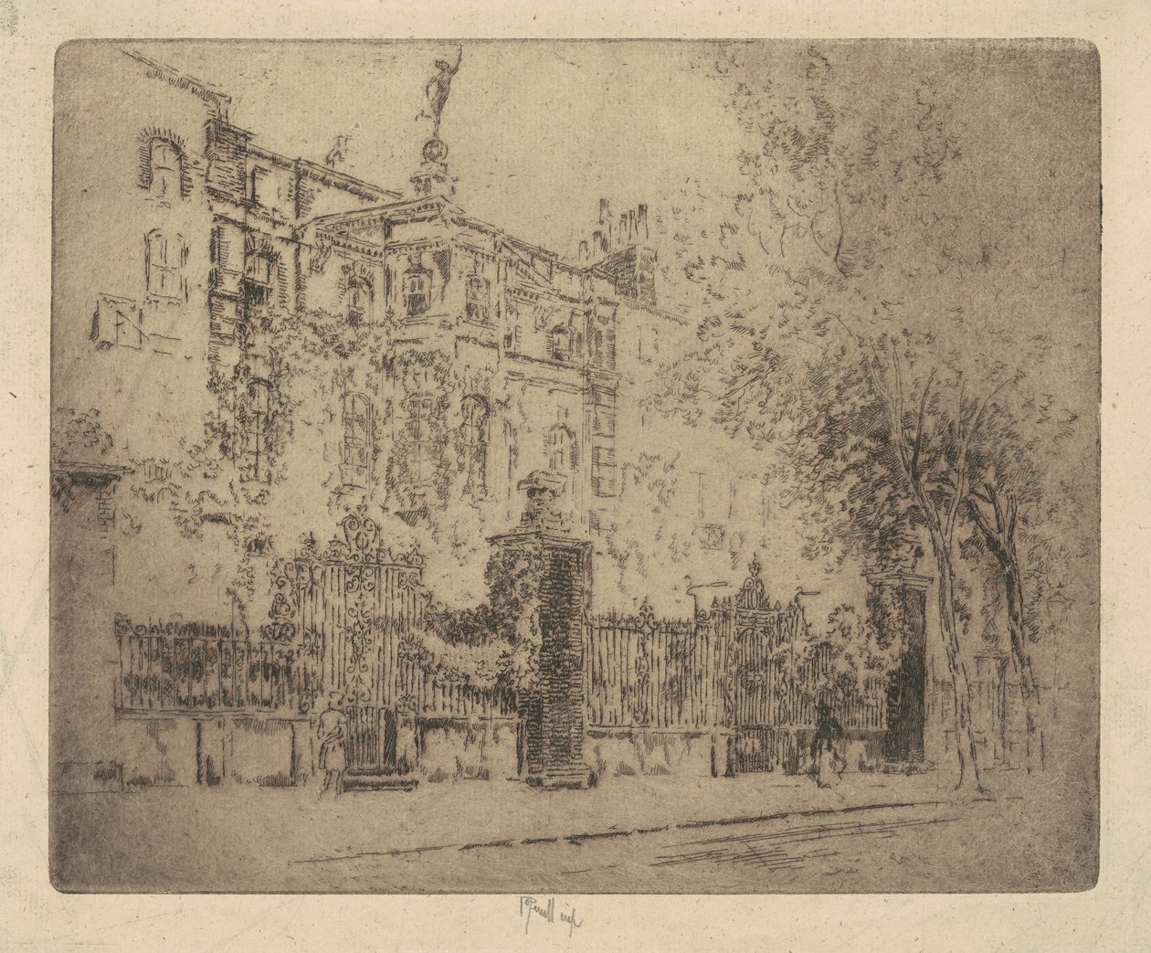 casa de Rossetti de Joseph Pennell