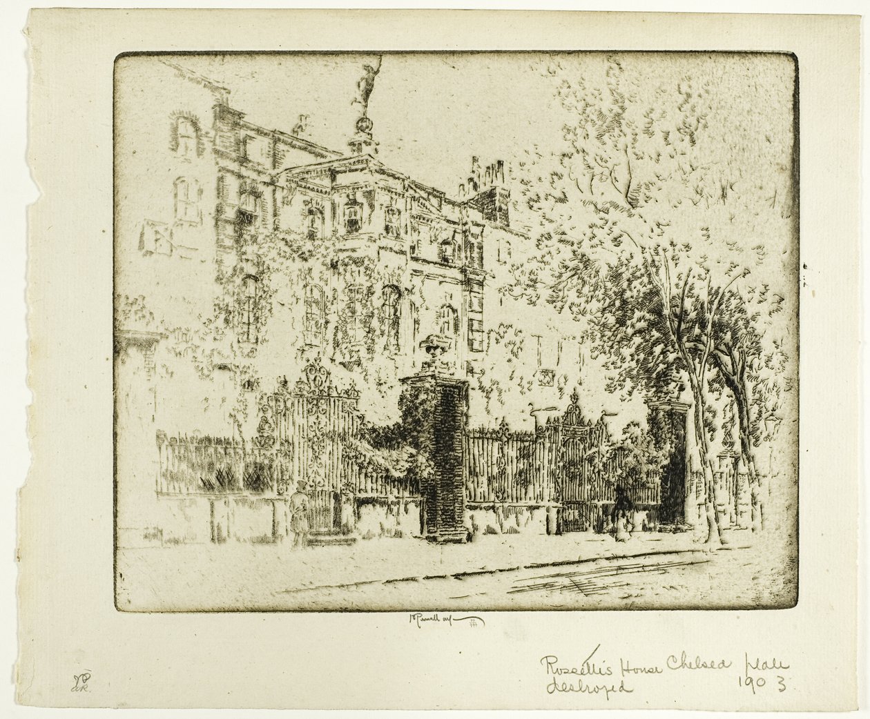A casa de Rossetti de Joseph Pennell