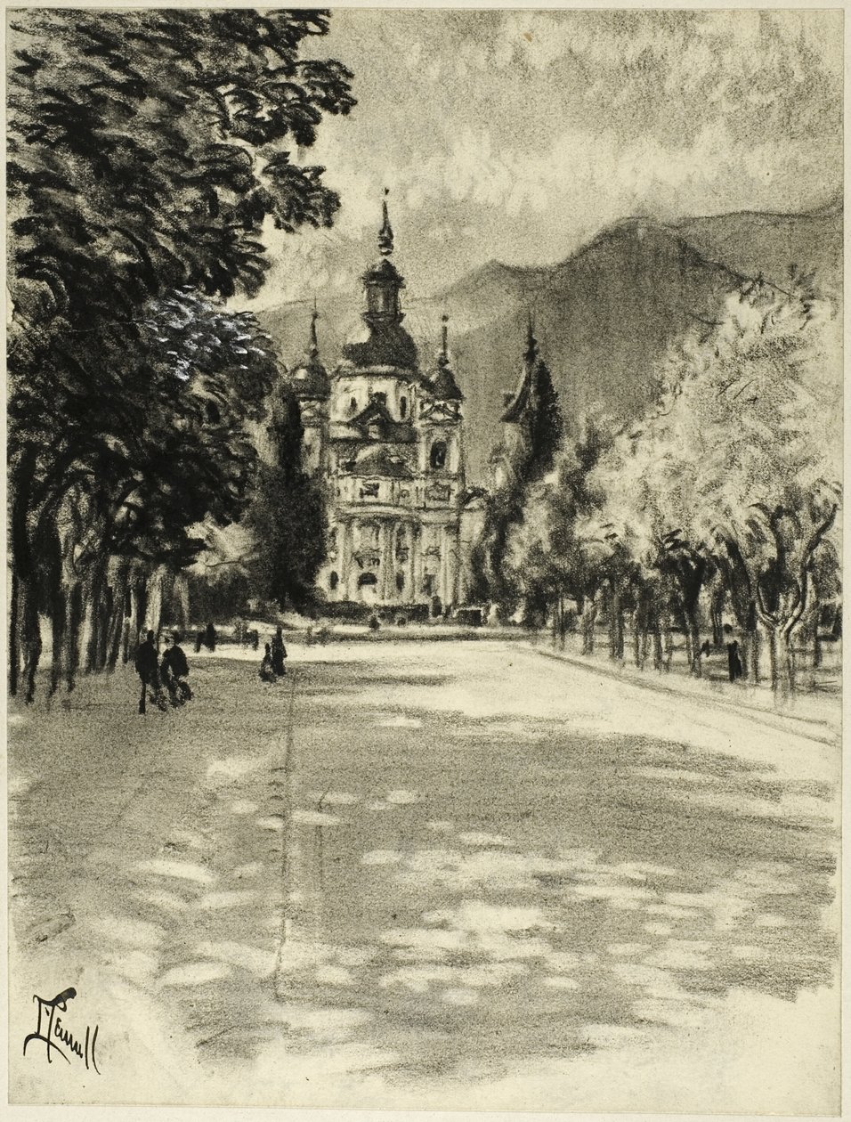 Santo Ildefonso de Joseph Pennell