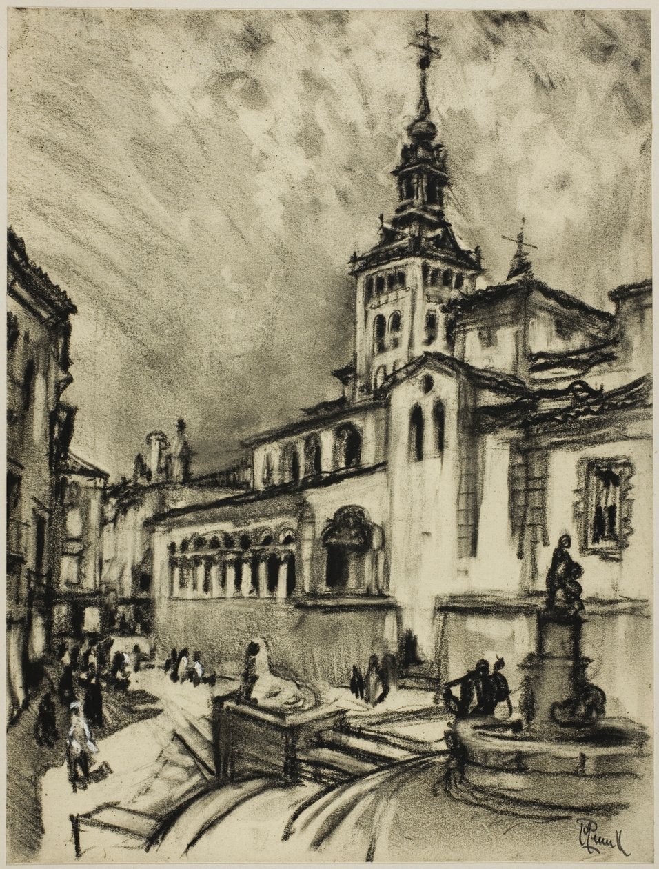 San Martin, Segóvia de Joseph Pennell