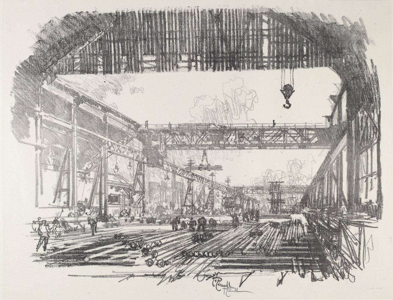Barras de aço para granadas de Joseph Pennell