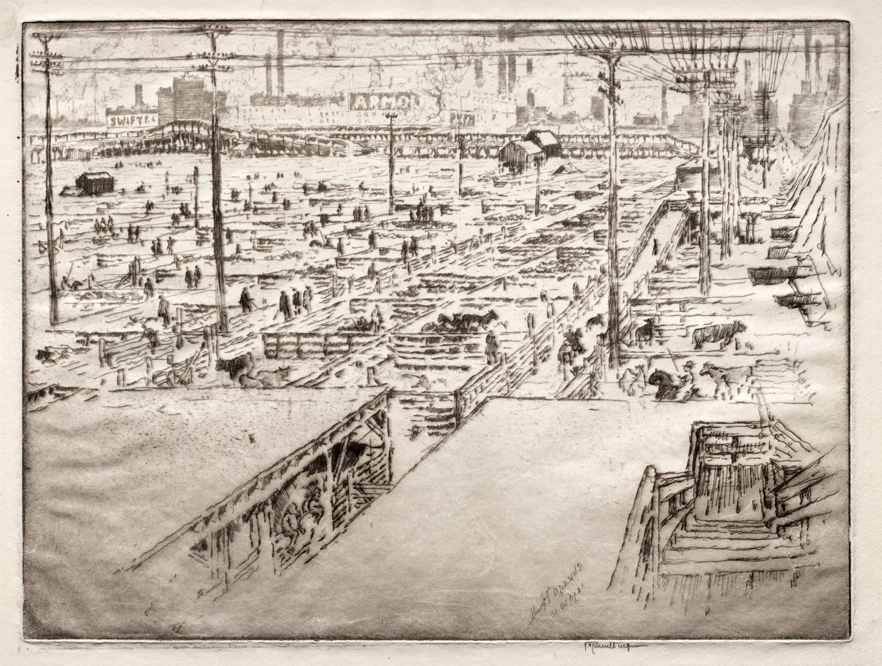 Currais, Chicago de Joseph Pennell
