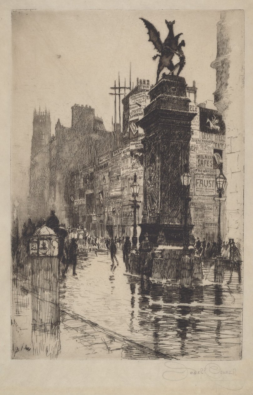 Temple Bar de Joseph Pennell
