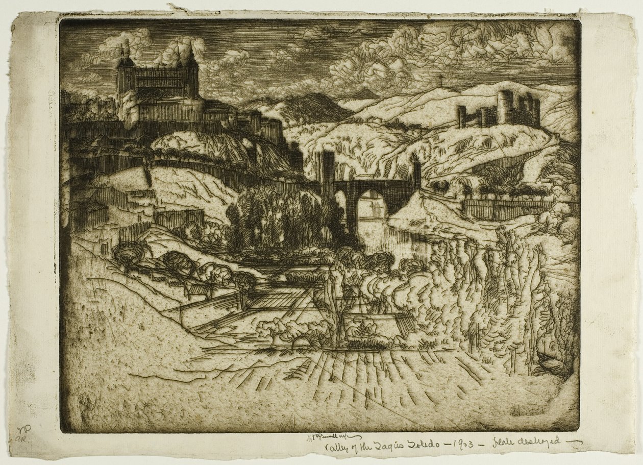 Os Castelos, Toledo de Joseph Pennell
