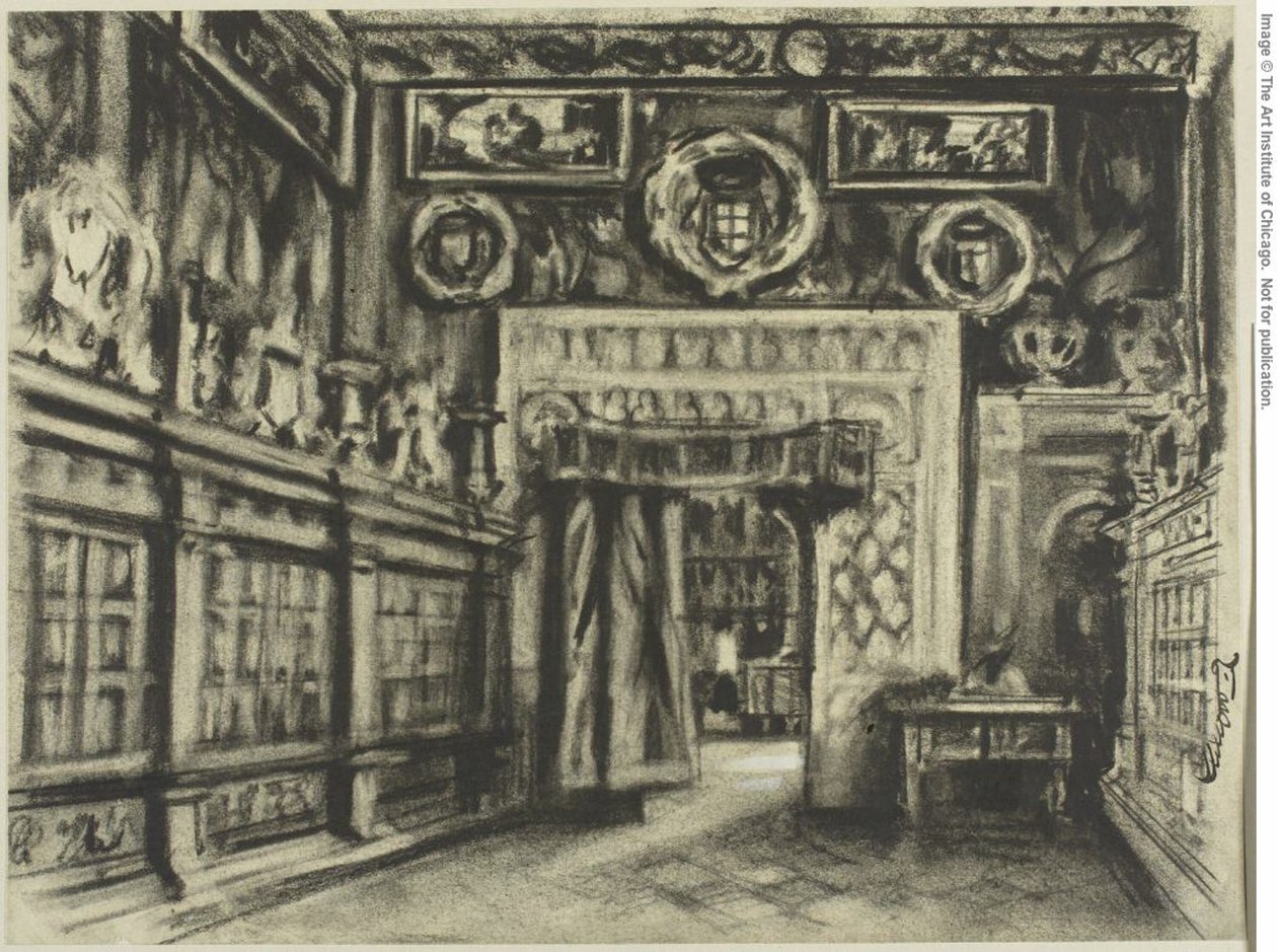 A Casa do Capítulo, Catedral de Toledo de Joseph Pennell