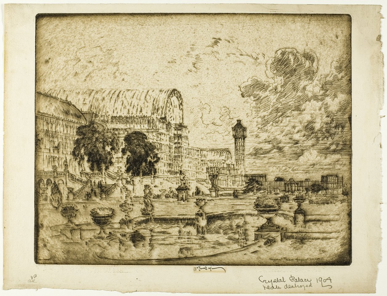 O Palácio de Cristal de Joseph Pennell