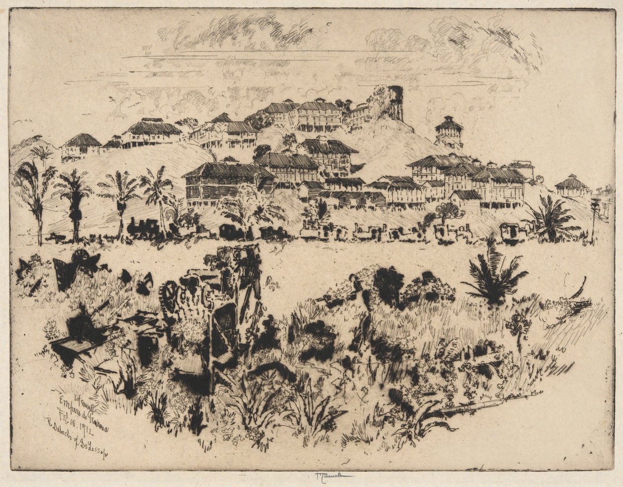 O Desastre de De Lesseps de Joseph Pennell