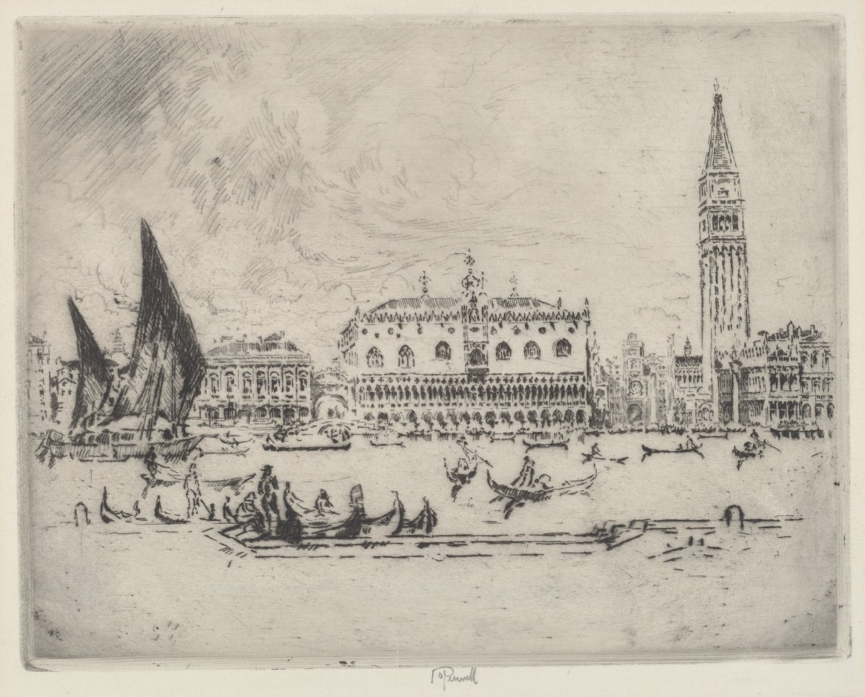 O Palácio Ducal de Joseph Pennell