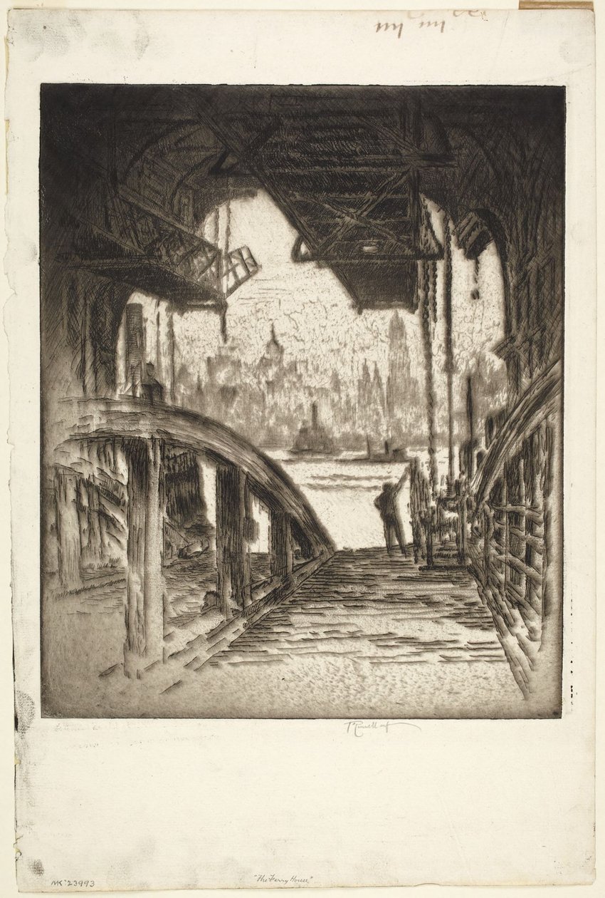 A casa do ferry de Joseph Pennell