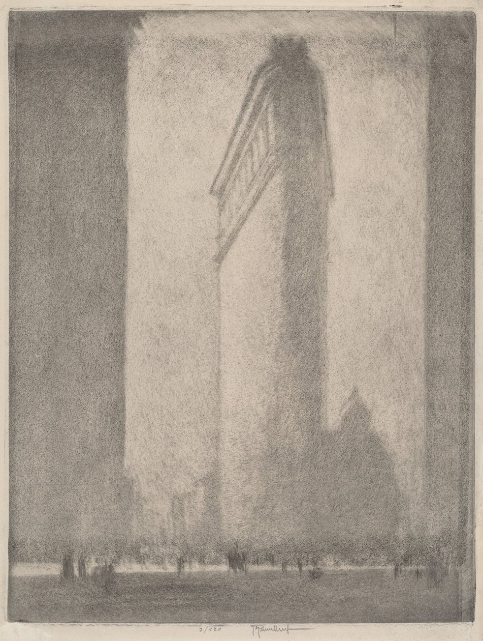 The Flat Iron Nova York, 1908. de Joseph Pennell