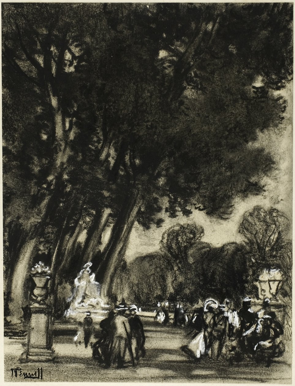O Jardim da Ilha, Aranjuez de Joseph Pennell