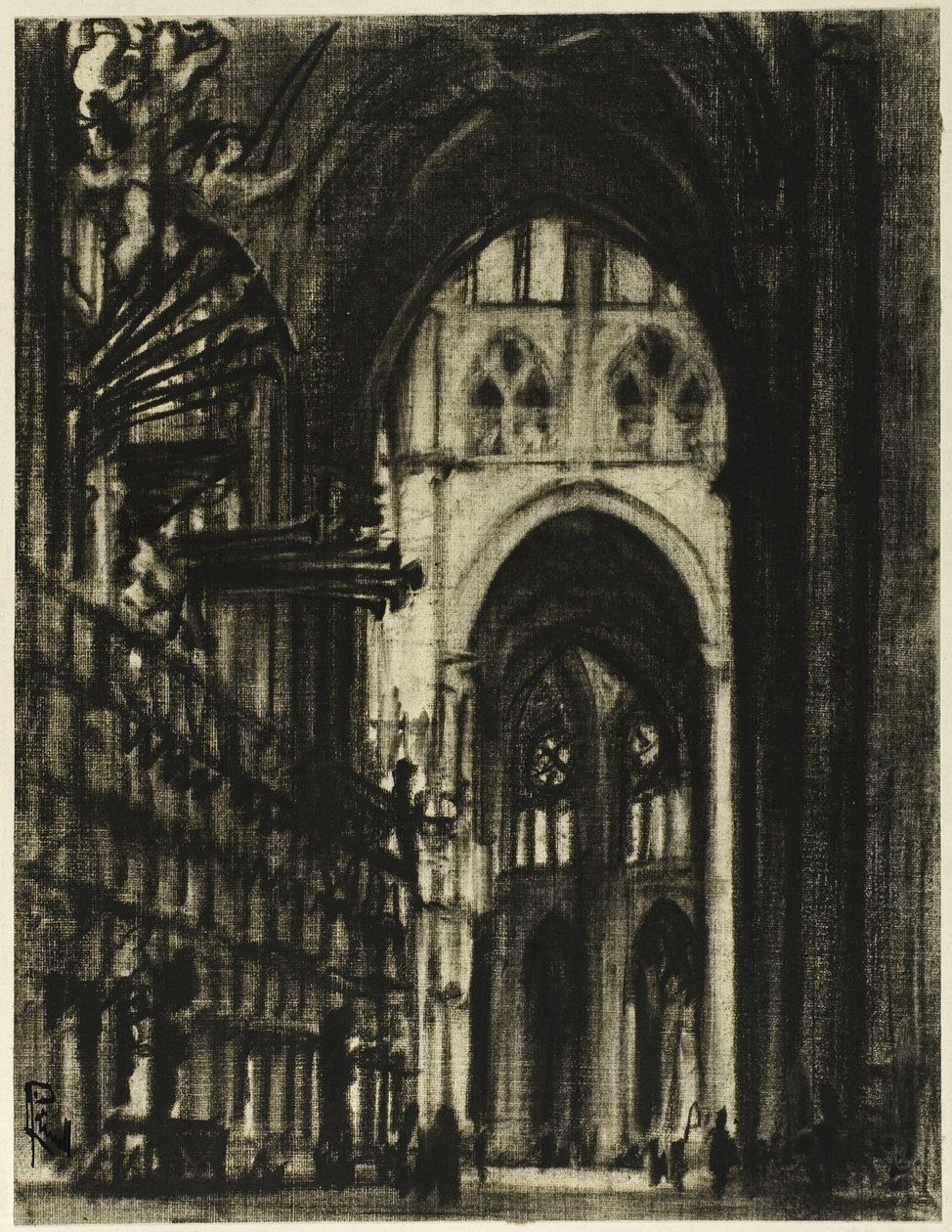 Os tubos de órgão dourados de Joseph Pennell