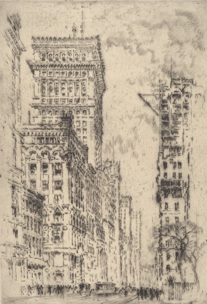 A Cornija Dourada, I, 1904. de Joseph Pennell
