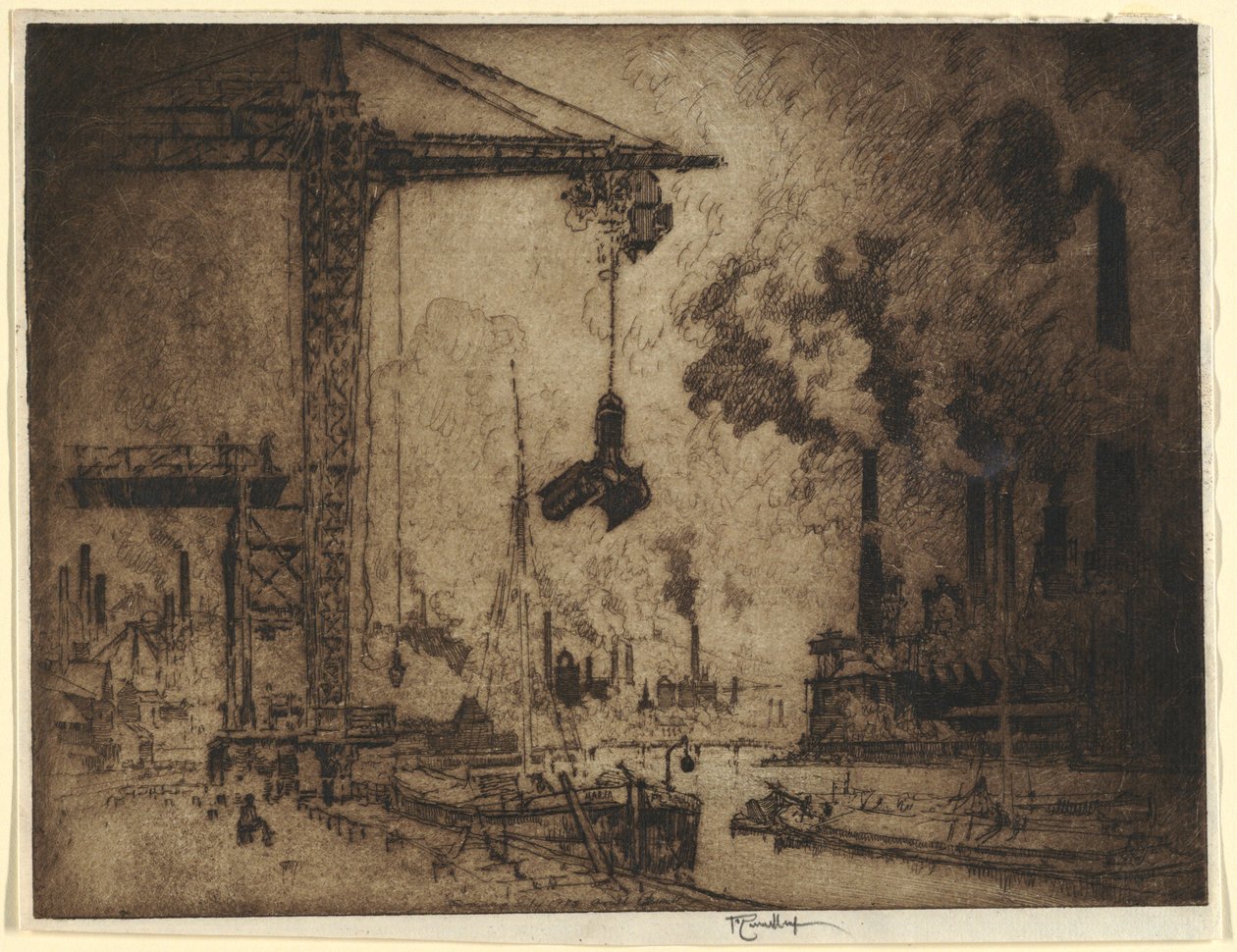 O aperto, ataque de Joseph Pennell