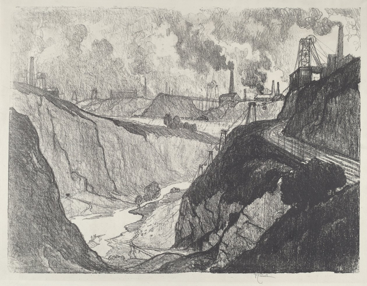 A Mina de Ferro de Joseph Pennell