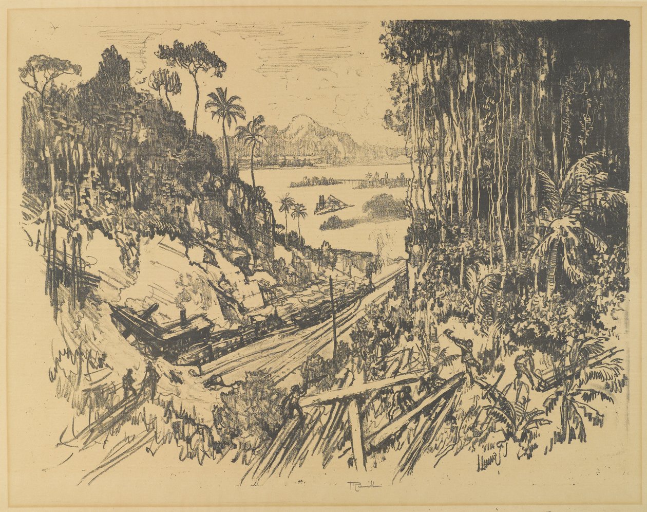 A selva, 1912 de Joseph Pennell