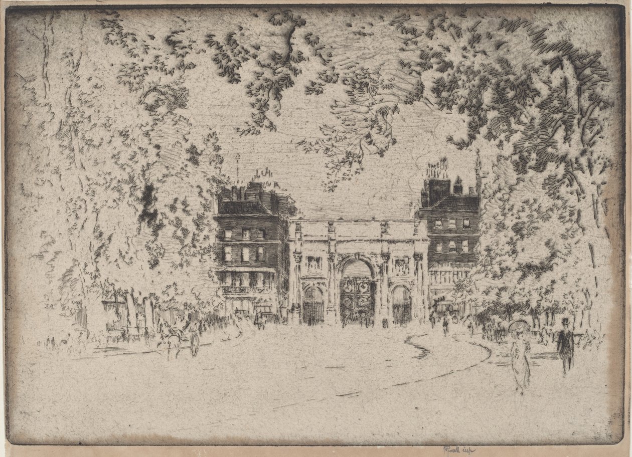 O arco de mármore de Joseph Pennell
