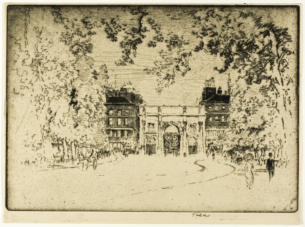 O arco de mármore de Joseph Pennell