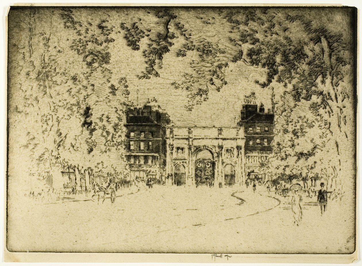 O arco de mármore de Joseph Pennell
