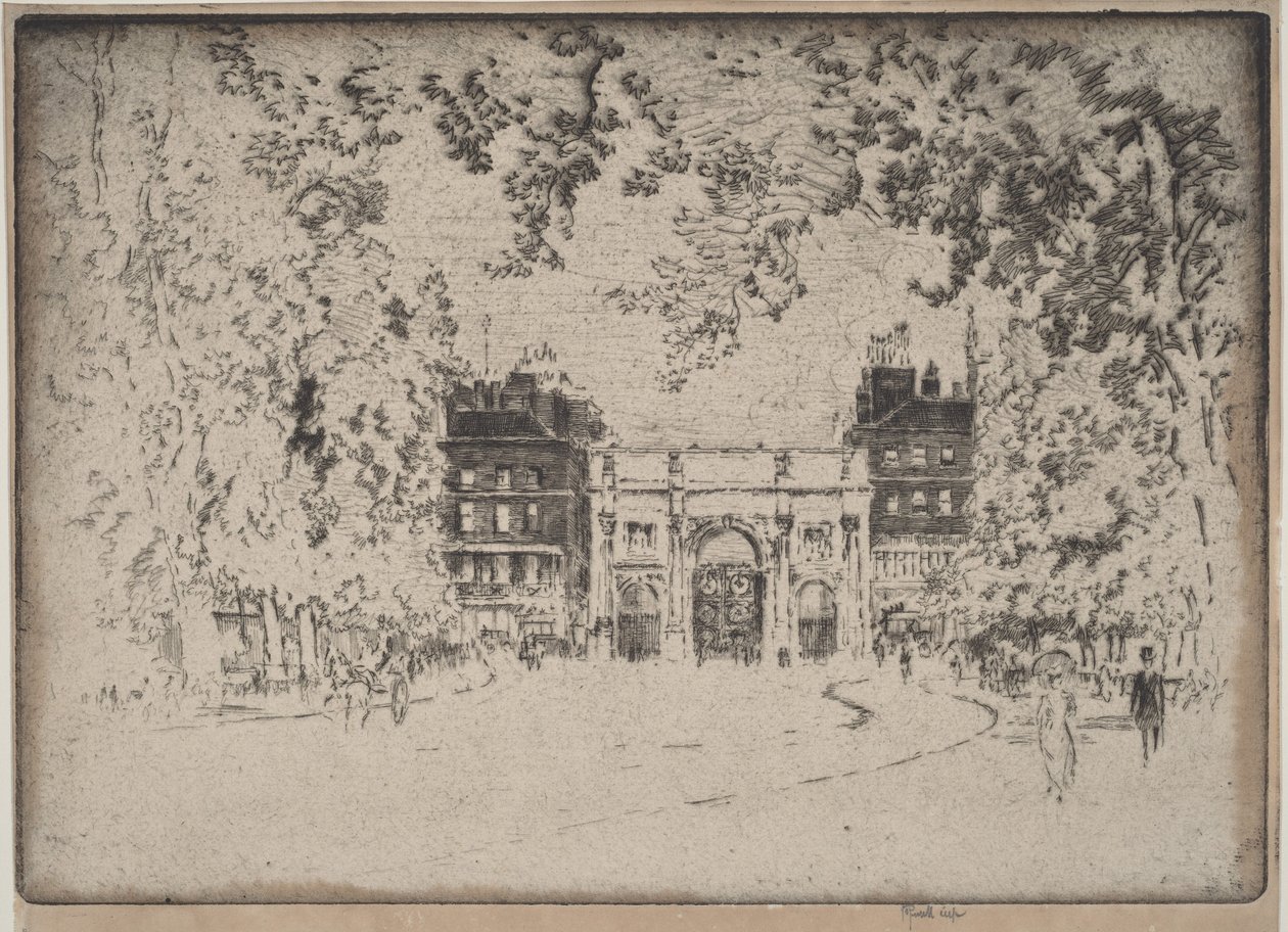 O Marble Arch de Joseph Pennell