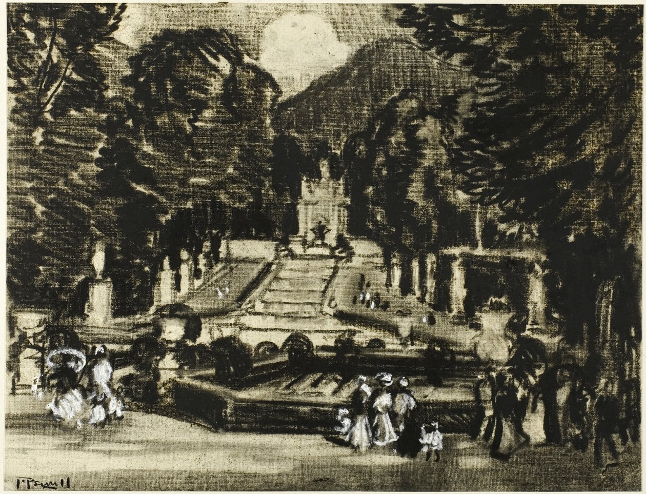 O Parque, La Granja de Joseph Pennell