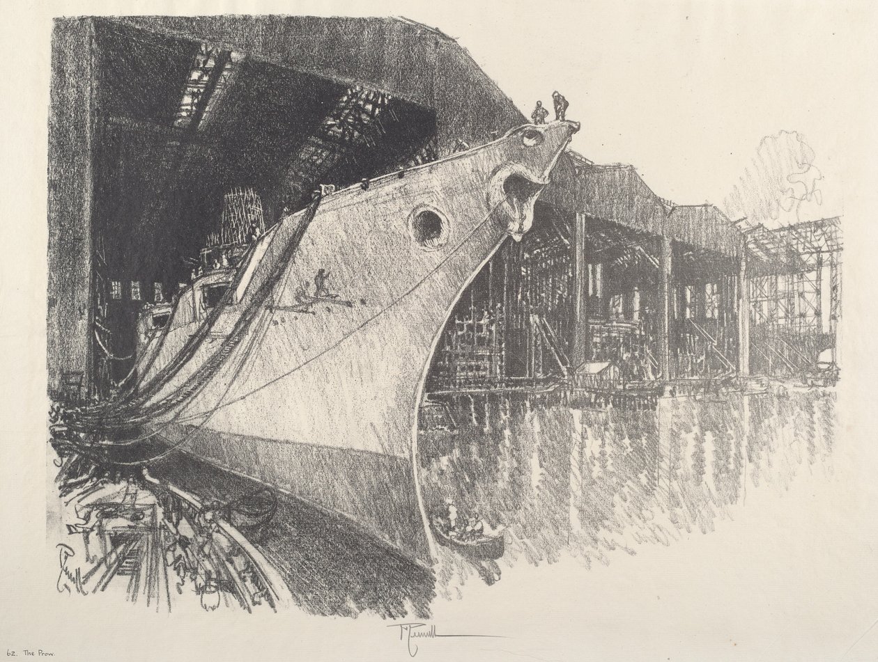The Prow, 1917. de Joseph Pennell