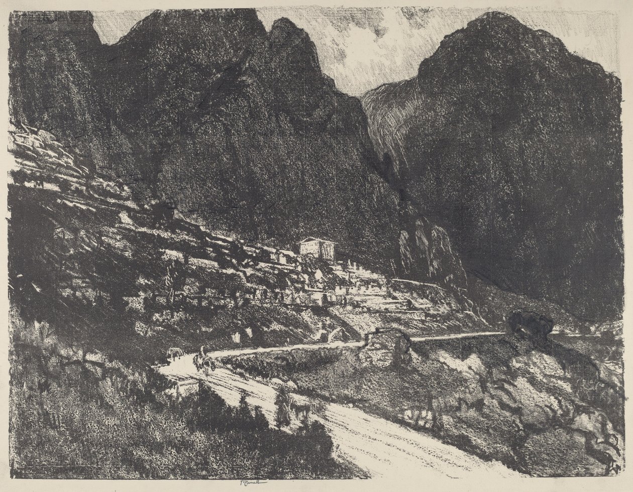 As Rochas Brilhantes, Delfos de Joseph Pennell