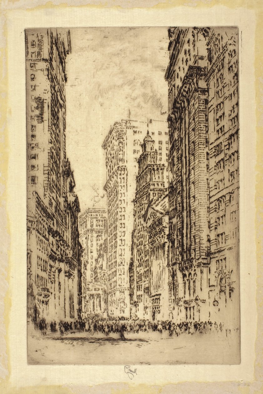 A Bolsa de Nova Iorque de Joseph Pennell