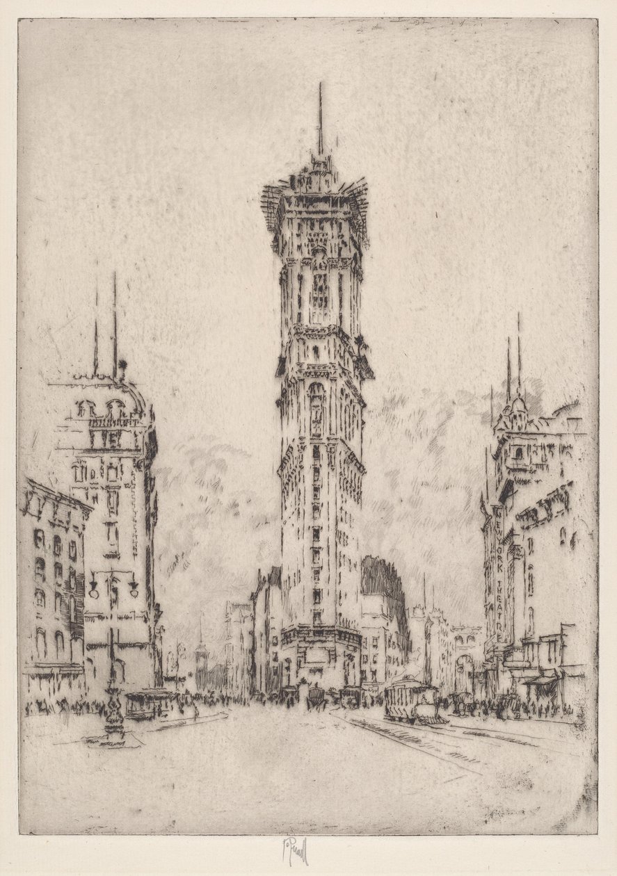 O Edifício dos Tempos de Joseph Pennell